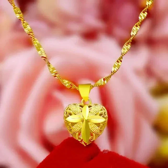 LAST DAY OF DISCOUNT 🔥  Gold Aura Heart Necklace