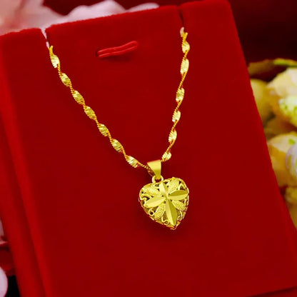 LAST DAY OF DISCOUNT 🔥  Gold Aura Heart Necklace