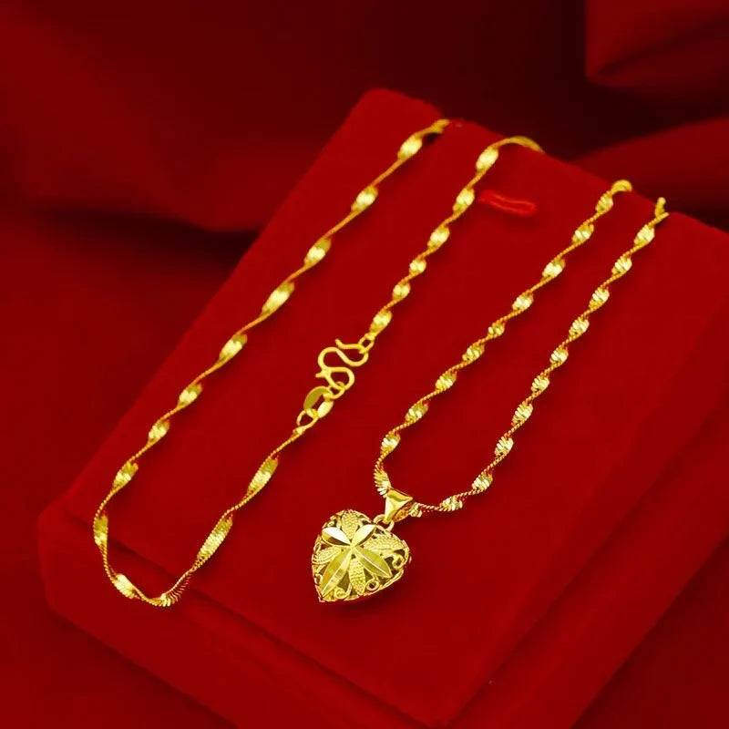 LAST DAY OF DISCOUNT 🔥  Gold Aura Heart Necklace