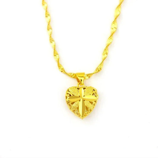 LAST DAY OF DISCOUNT 🔥  Gold Aura Heart Necklace
